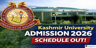 University of Kashmir Admission 2026 Schedule Out: Check The Complete Timeline Here